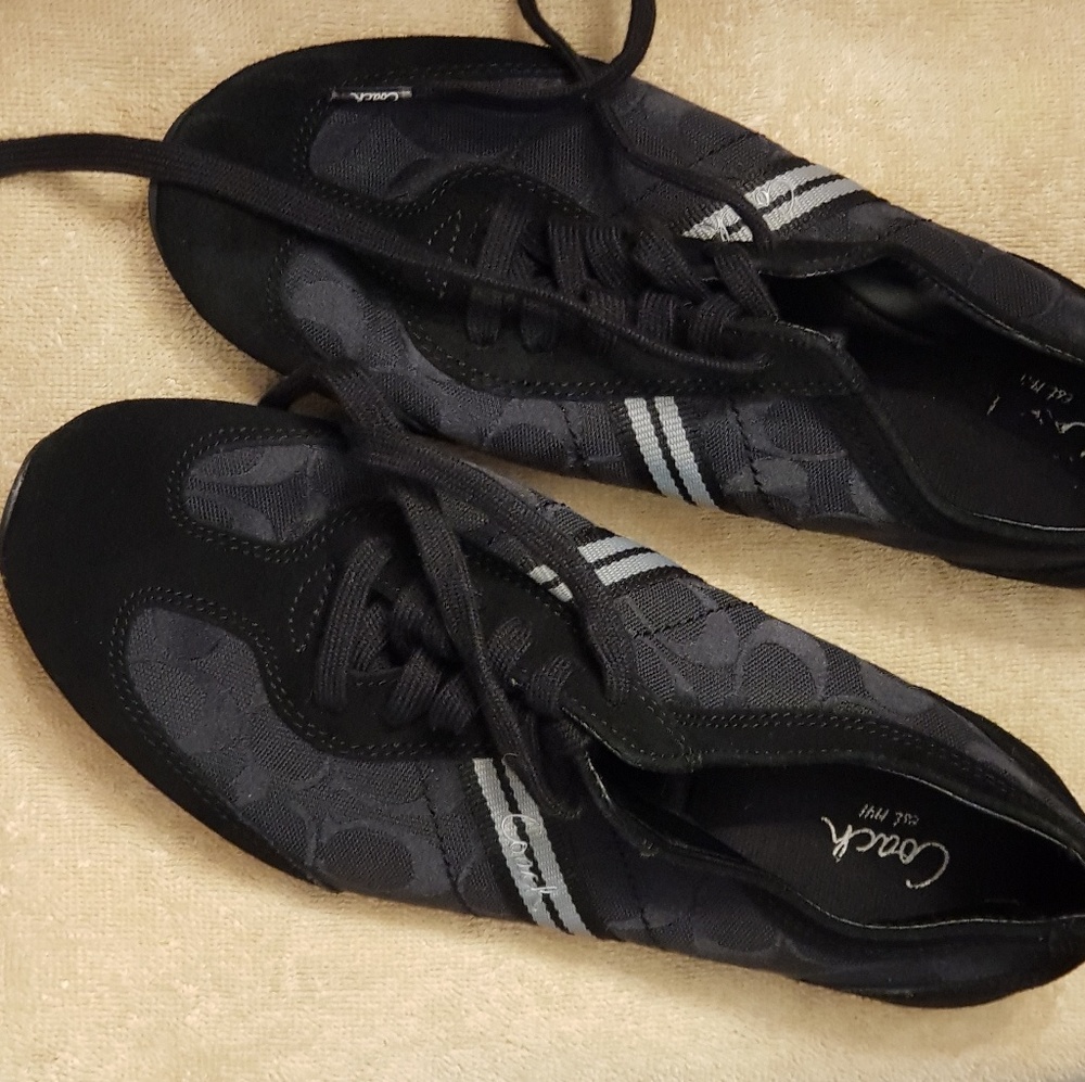 Coach Black Beyla Sneakers Size 11M